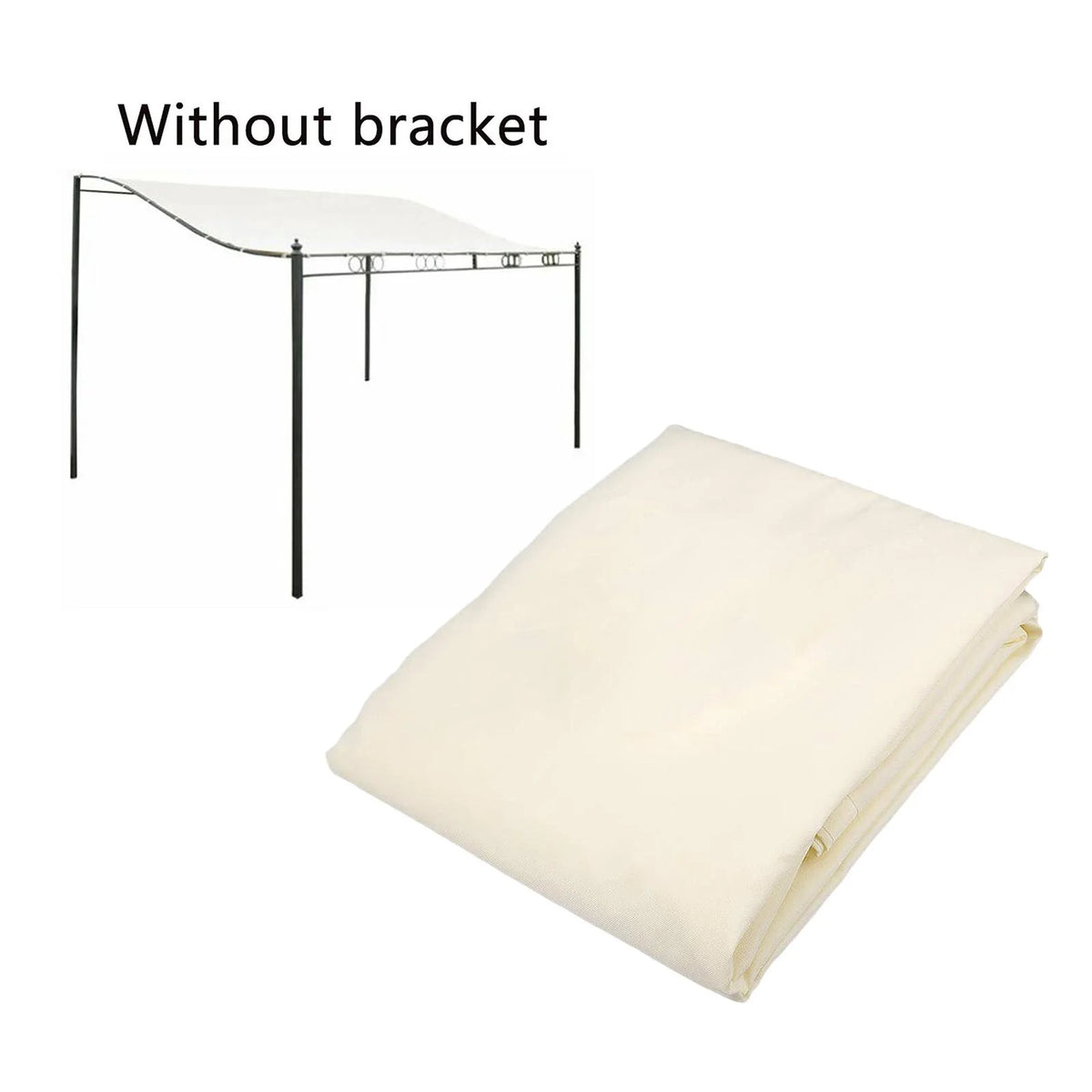 3x2.6m Patio Pavilion Gazebo Sunshade Tent Cover D526768