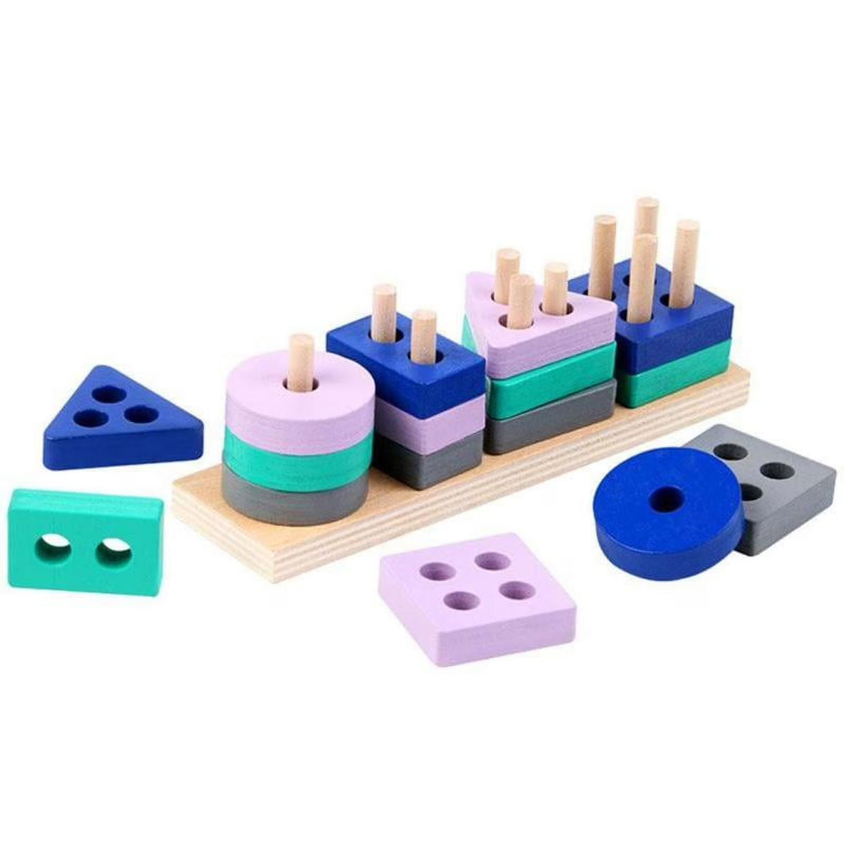 Wooden Building Blocks Educational Toy D52683