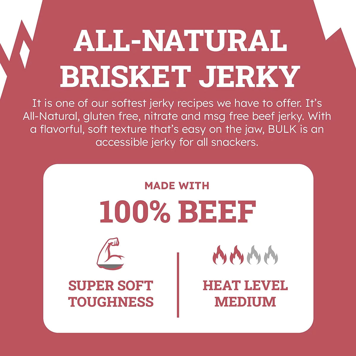 Hot Flavor Beef Jerky 5 Pounds S32331