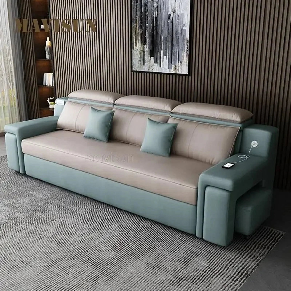 Multifunctional Technology Cloth Sofa Bed U84960