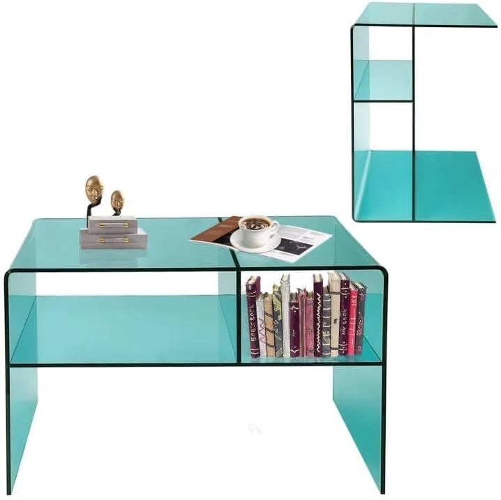 Clear Acrylic Coffee Table 2-Tier R7186