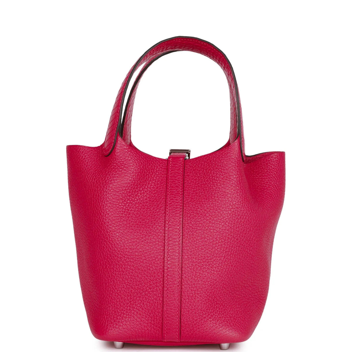 Framboise Clemence and Matte Alligator Touch 18 Picotin Lock O603979