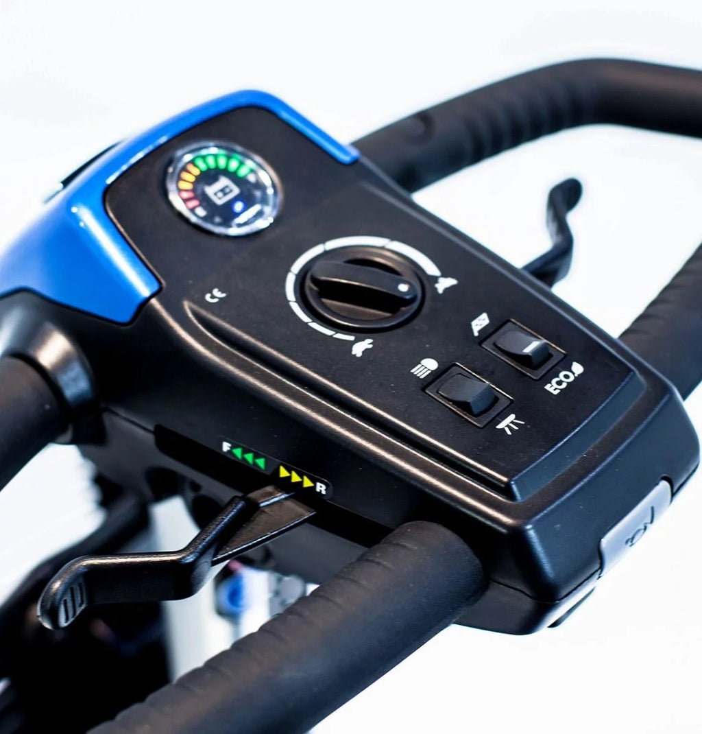 Blue 4-Wheel Scooter M716