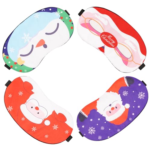 Cartoon Animal 4 Pack/8 Pack Adjustable Strap Blackout Eye Mask A624921