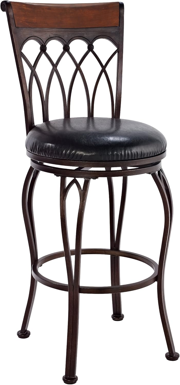 Cappuccino 29-Inch Swivel Stool I64615