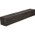 Rough Sawn Faux Wood Fireplace Mantel, Burnished Cedar Q117493