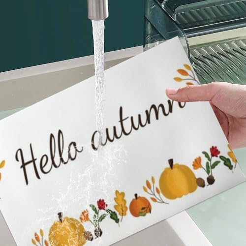 Faux Leather 12 X 18 in Non-Slip Placemats 6 Count V396292