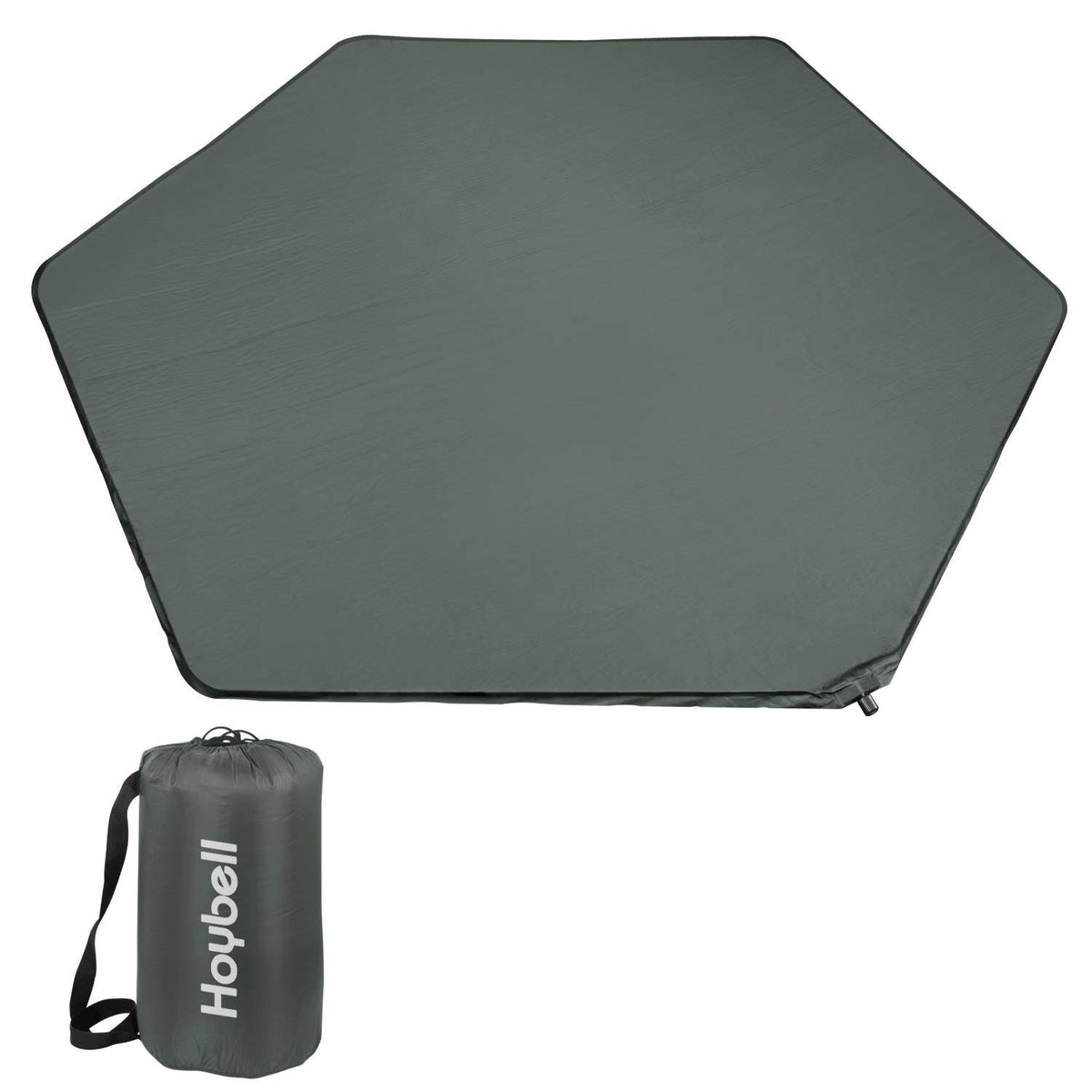 Dark Grey Self Inflatable Playpen Mattress with Carry Case R7126