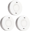 3PCS Smoke and Carbon Monoxide Detector Alarm with Voice Warning, 10 Year Lithium Battery Backup, Dual Sensor H228