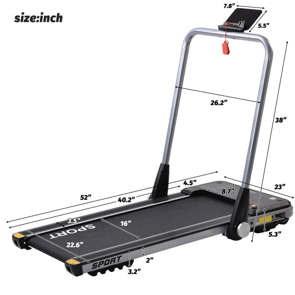 2.5HP Foldable Electric Treadmill U394044