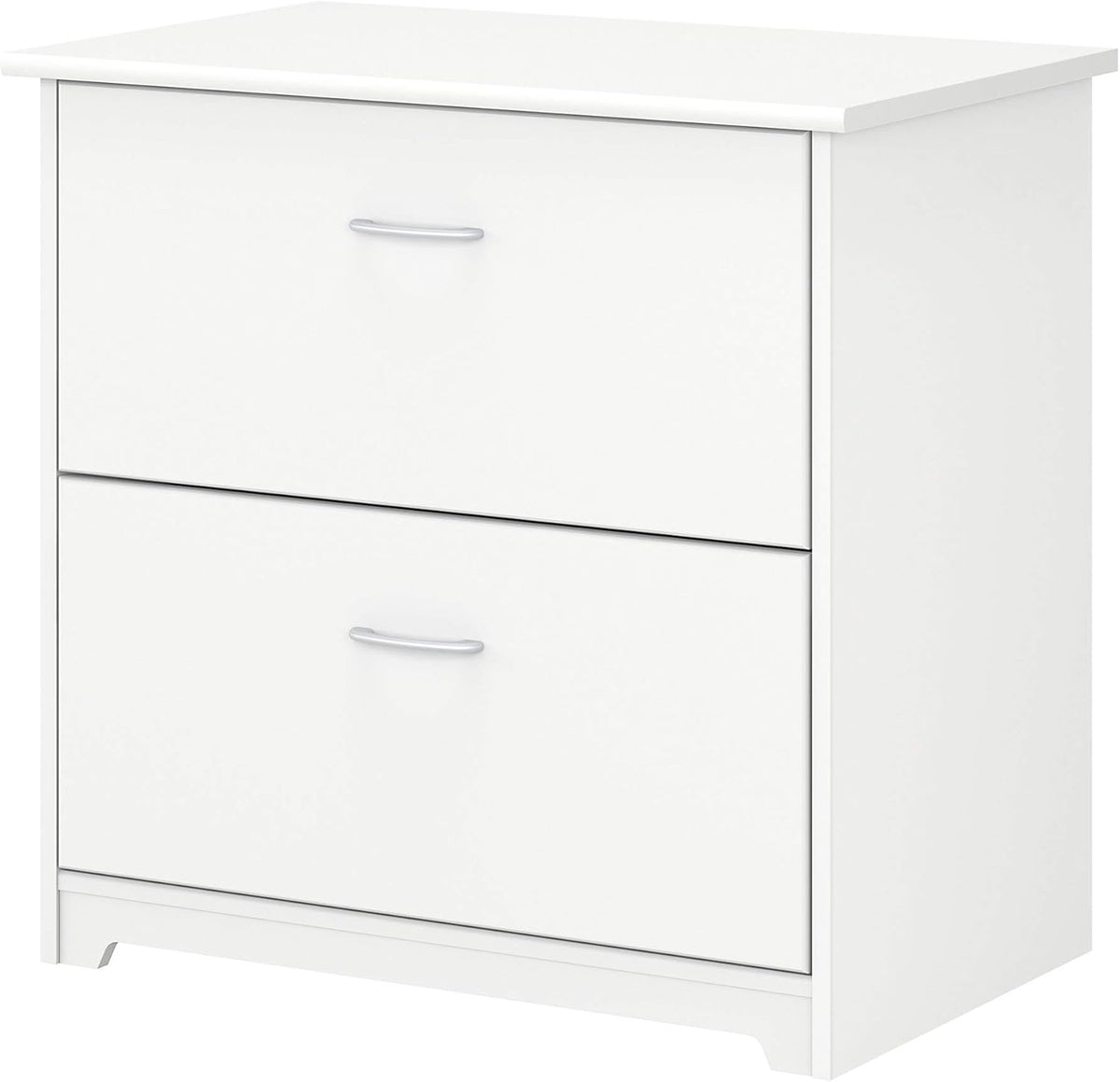 White 2 Drawer Lateral File Cabinet U8107