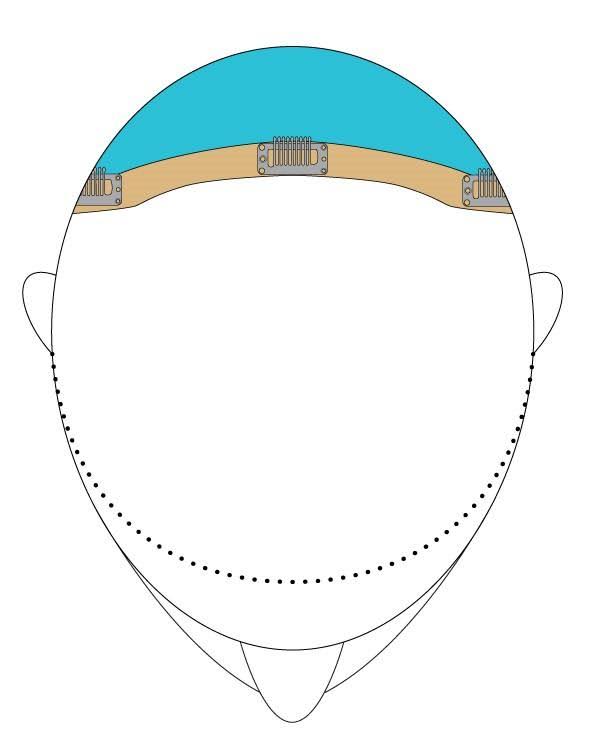 Synthetic Hair 12x22 J80286