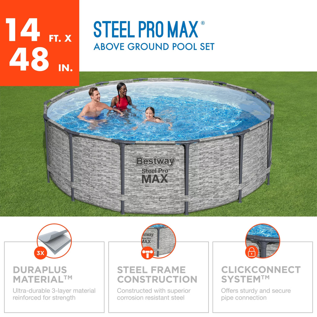 Round Above Ground Swimming Pool Set O460