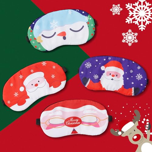 Cartoon Animal 4 Pack/8 Pack Adjustable Strap Blackout Eye Mask A624921
