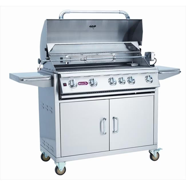5-Burner Propane Gas Grill with Cabinet M406