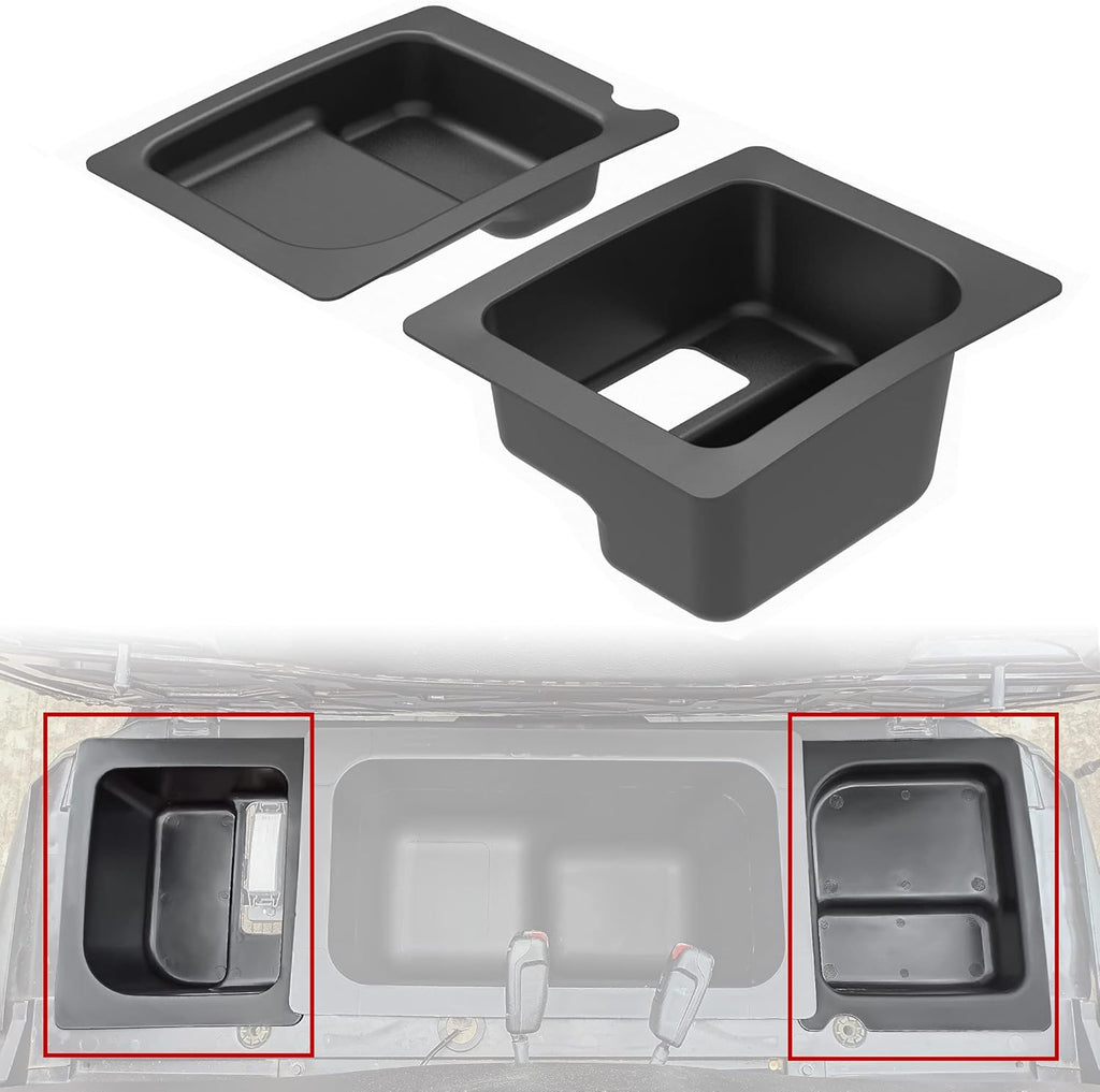 Left & Right Under Seat Storage Box for Polaris Ranger 500 570 Mid Size 50" Wide 2015-2021, Pack of 2 Q9622
