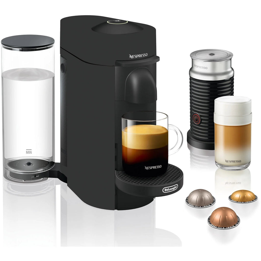 Black Coffee and Espresso Machine with Aeroccino E231562
