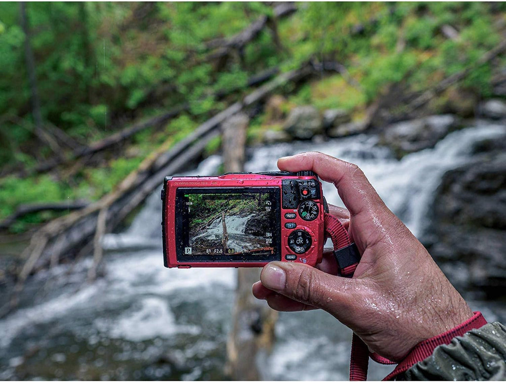 Red Digital Camera with 64GB SDXC Memory Card and 2X Replacement Batteries with Charger Q1954