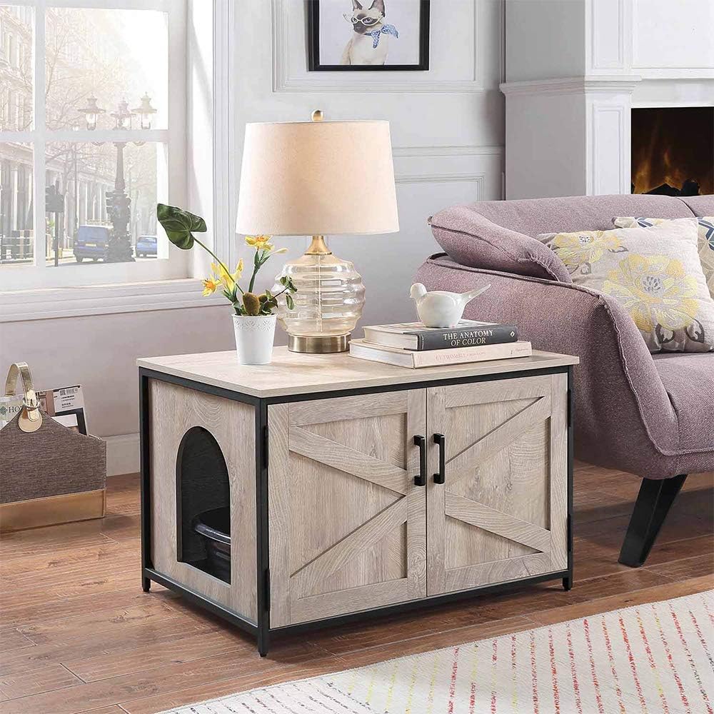 Cat Litter Box Enclosure with Top Opening J892