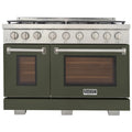 48 6.7 cu. ft. Natural Gas Range in Olive Green K483880