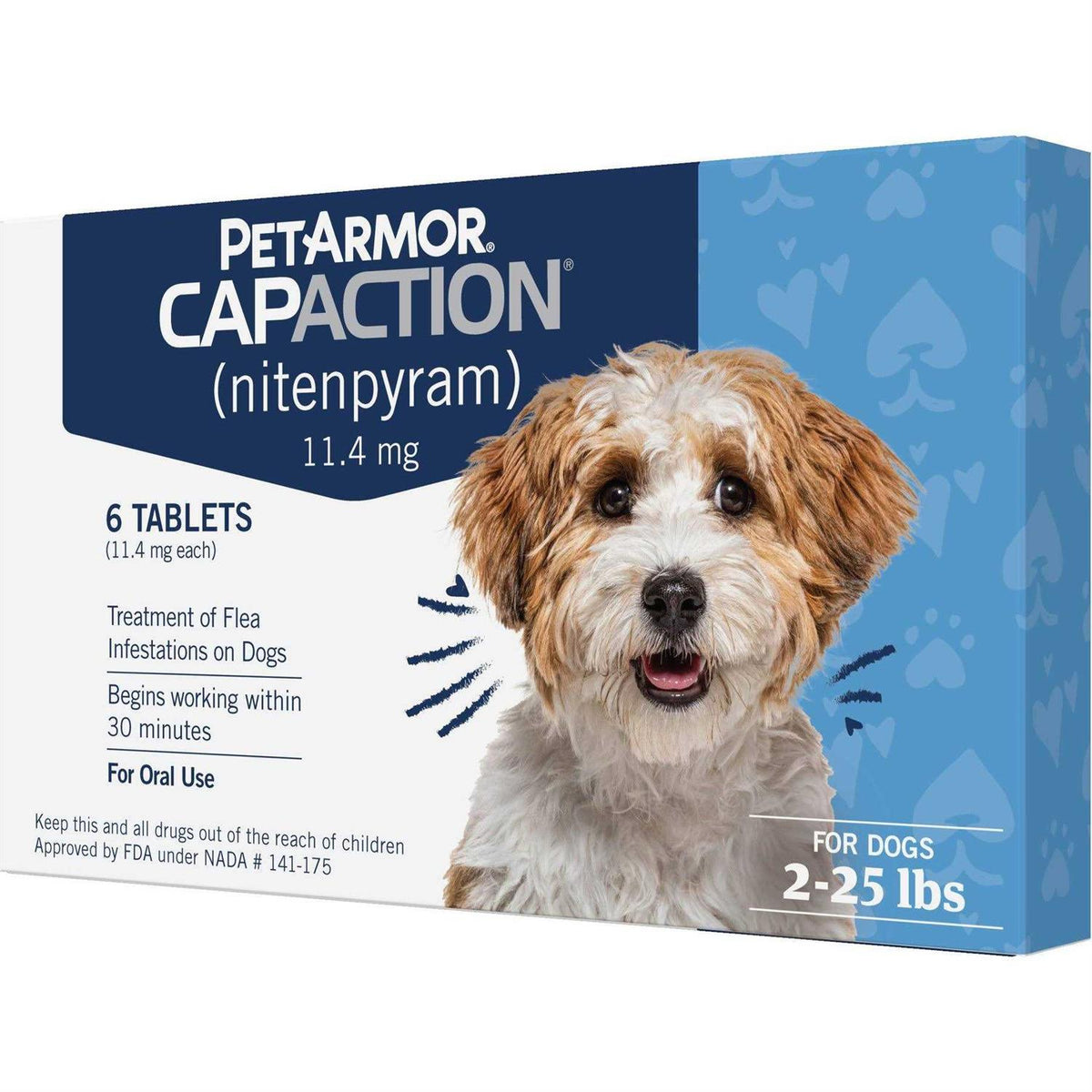 Oral Flea Treatment for Dogs 2-25lbs T748