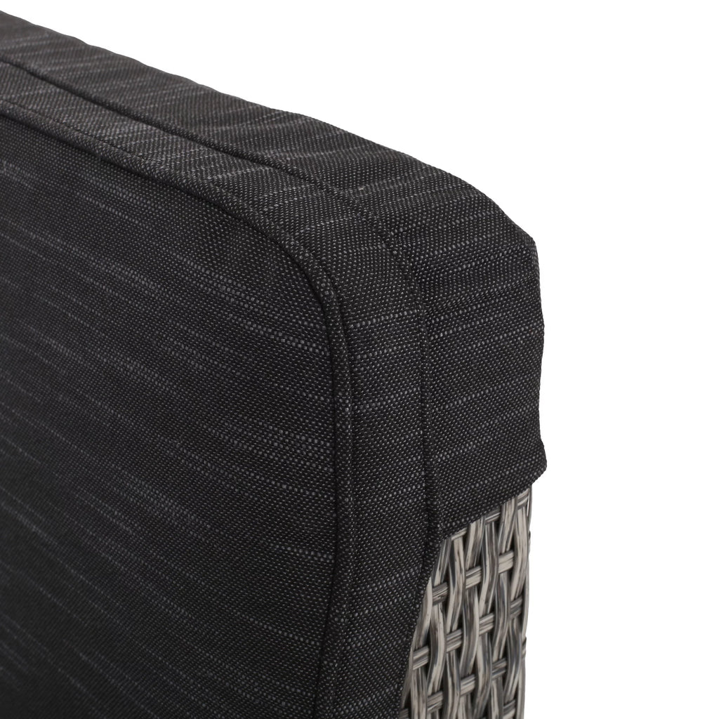 Set of 2 Wicker Outdoor Recliner with Cushion S82086