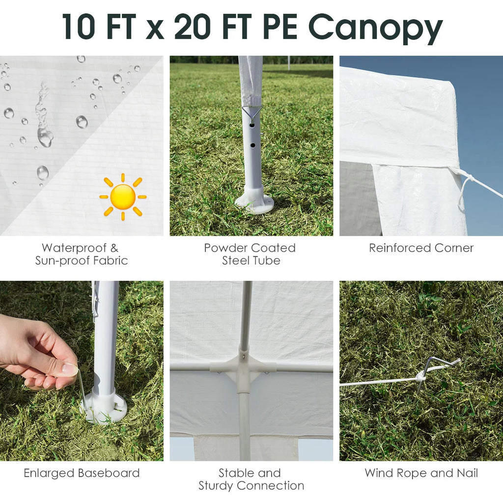 10'x20' Heavy Duty Outdoor Canopy S819