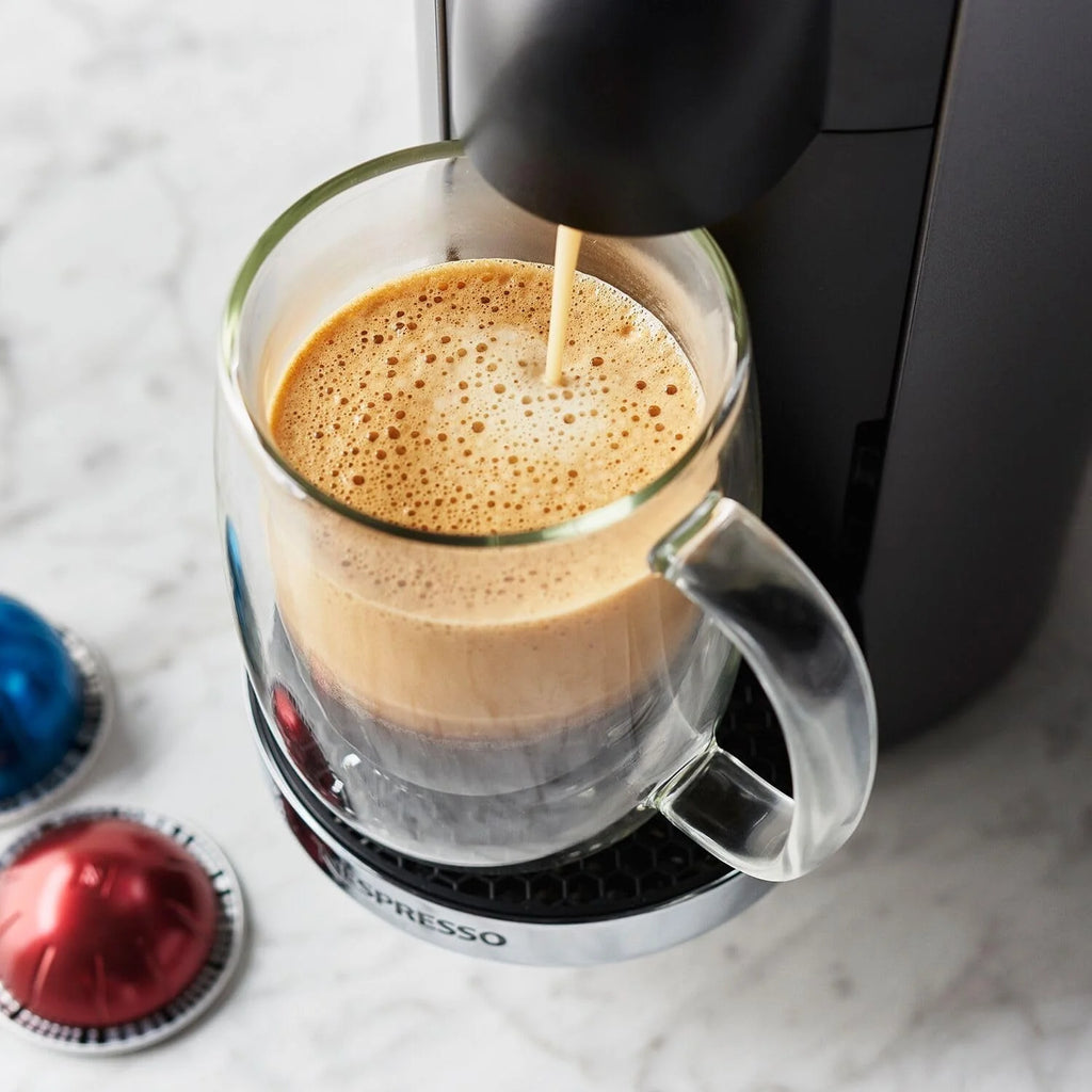 Black Coffee and Espresso Machine with Aeroccino E231562