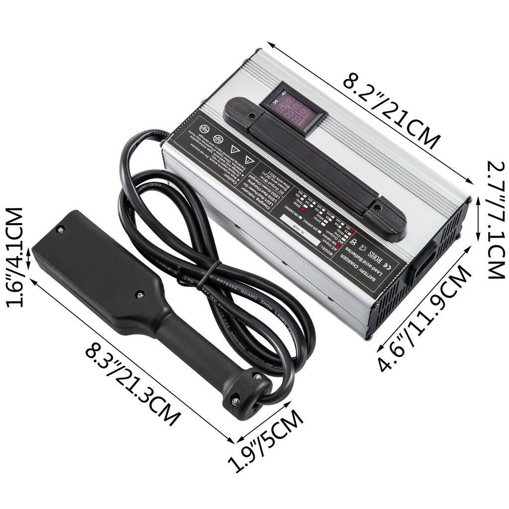 36V 18A Golf Cart Battery Charger with LED Indicator Lights N608911