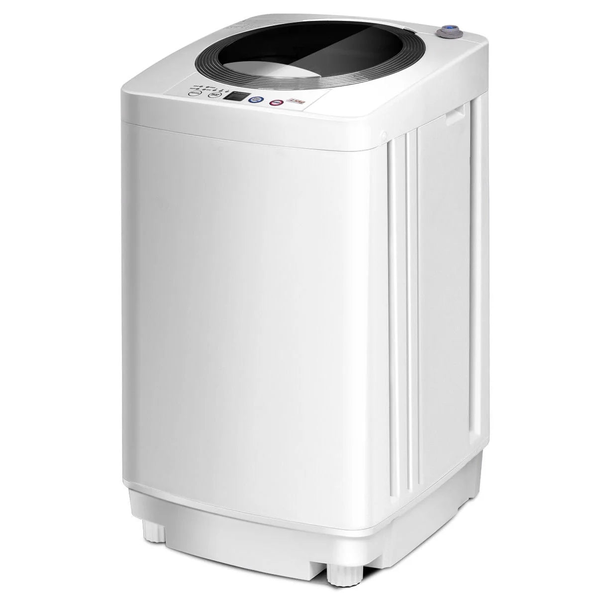 Portable 7.7 lbs Automatic Laundry Washing Machine with Drain Pump H59445