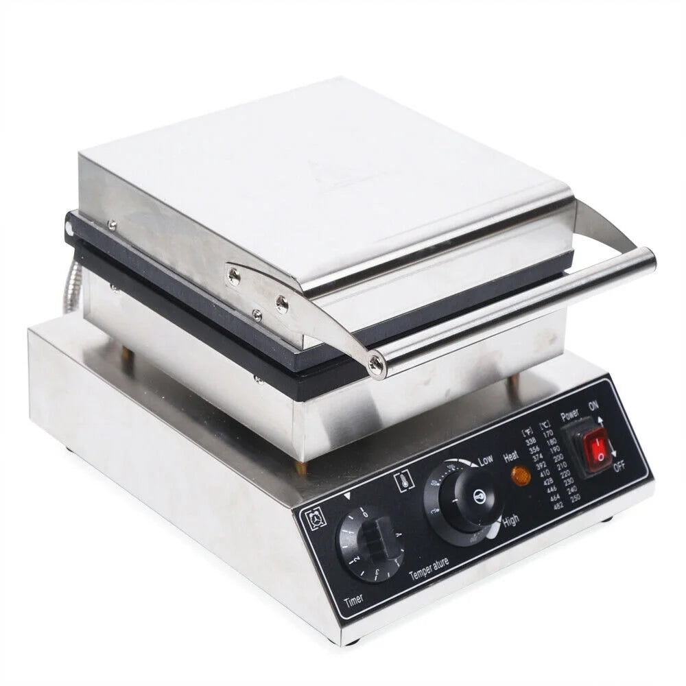 4Pcs Nonstick Electric Belgian Waffle Maker Machine S6451