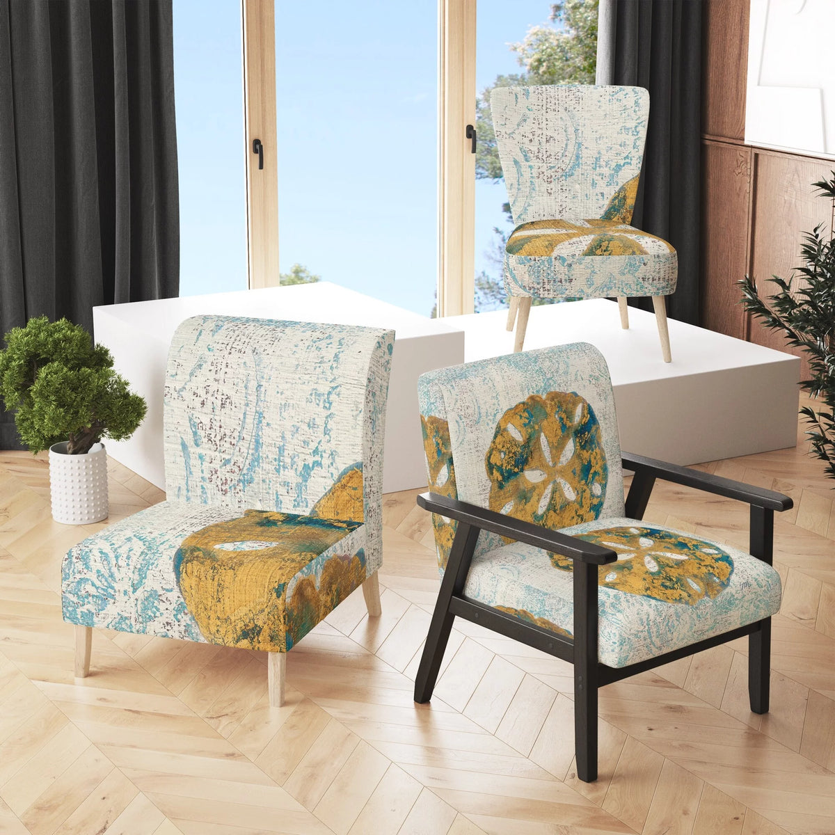Upholstered Accent Arm Chair H580593