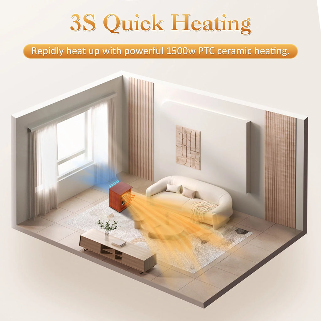1500W Electric Infrared Quartz Space Heater Z495788