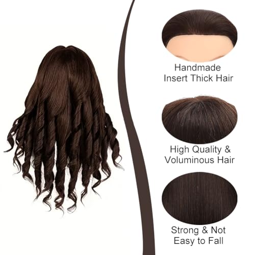 Mannequin Head with 80% Human Hair Straight 26"-28" Y1204