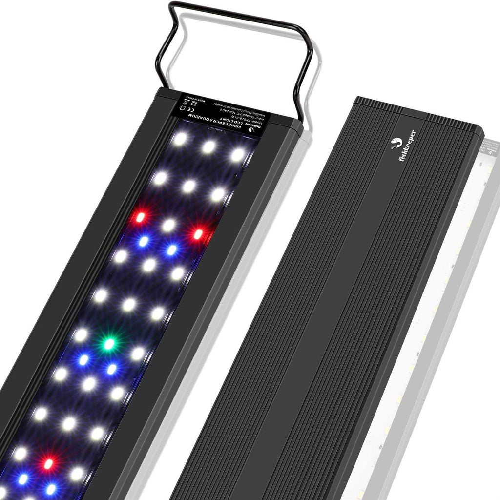 21W Ultra-Thin Full Spectrum LED Aquarium Light with Extendable Brackets J18783