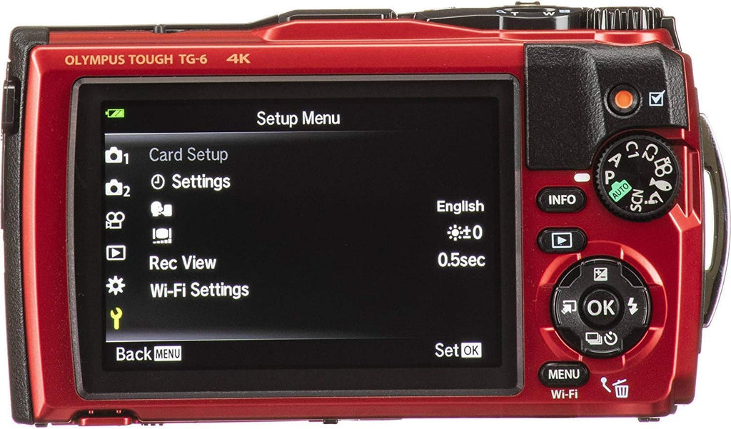 Red Digital Camera with 64GB SDXC Memory Card and 2X Replacement Batteries with Charger Q1954