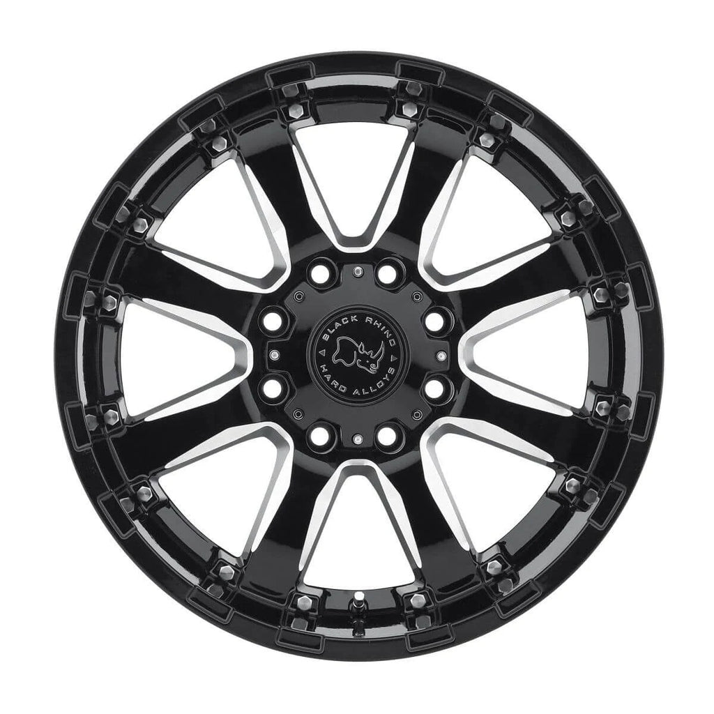 Black/Milled Wheel Rim 18x9 6x5.5x22 -12mm L30453