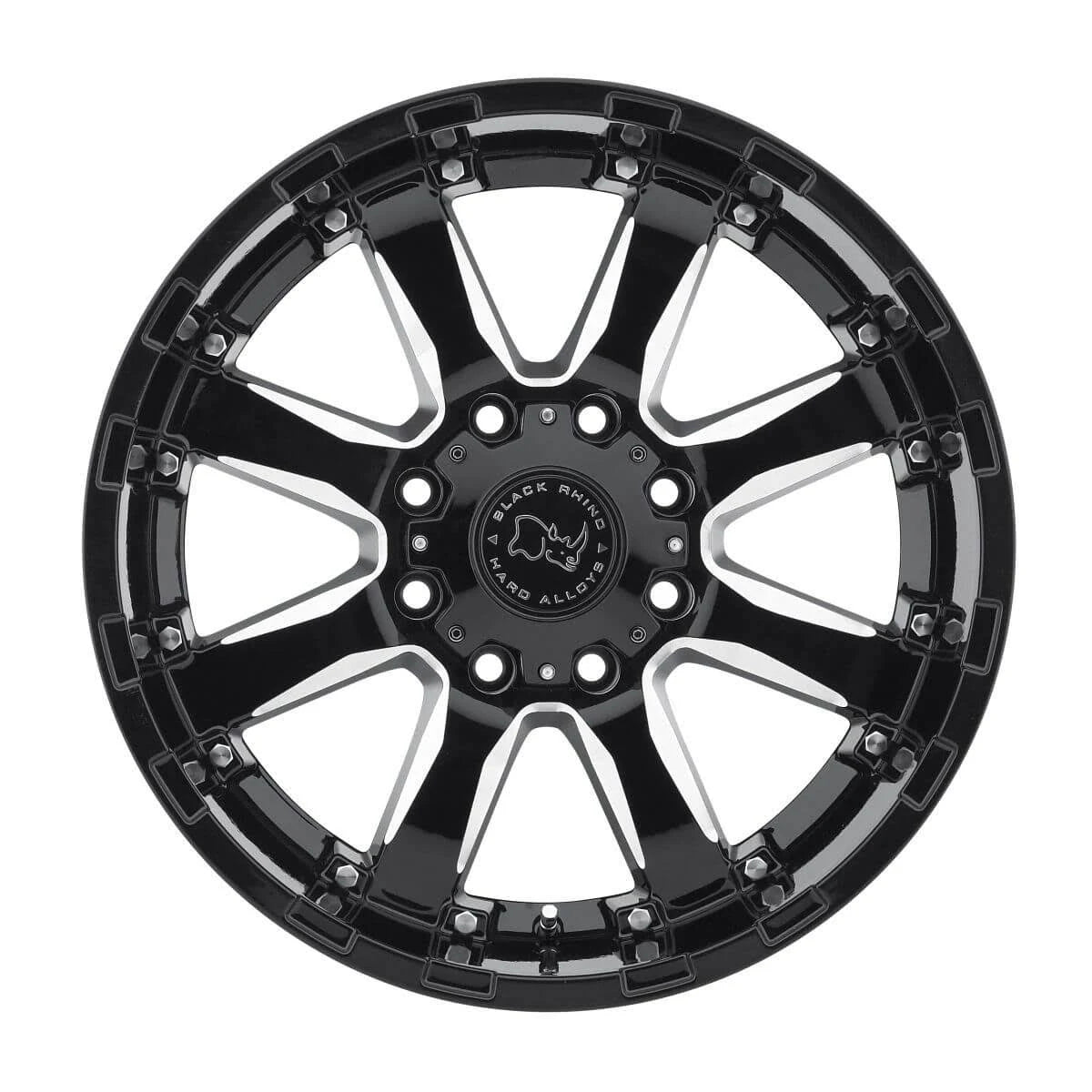 Black/Milled Wheel Rim 18x9 6x5.5x22 -12mm L30453