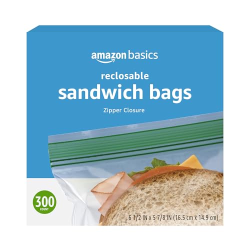 Sandwich Storage Bags, 300 Count D7276