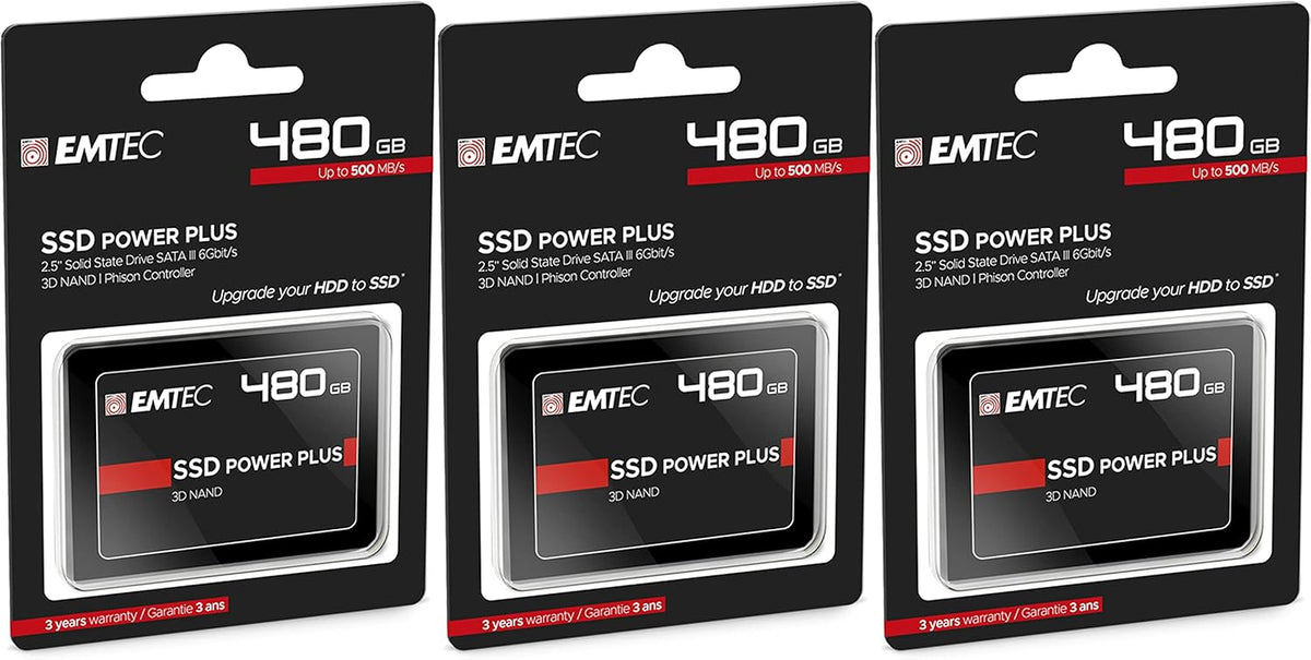 480GB 2.5" SATA III Internal Solid State Drive (SSD) (3-Pack) P2102