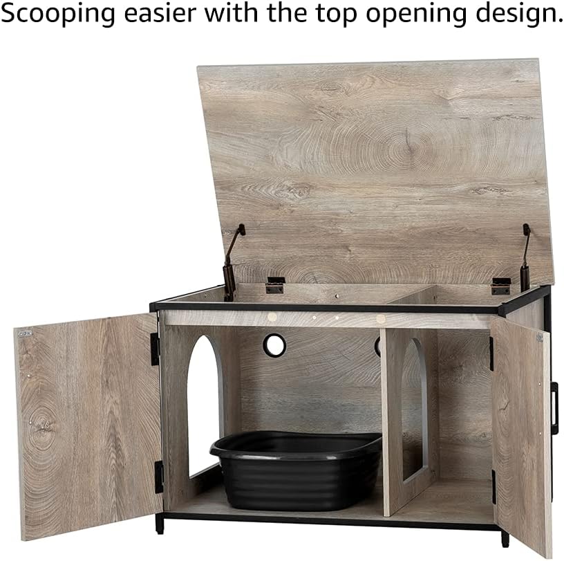 Cat Litter Box Enclosure with Top Opening J892