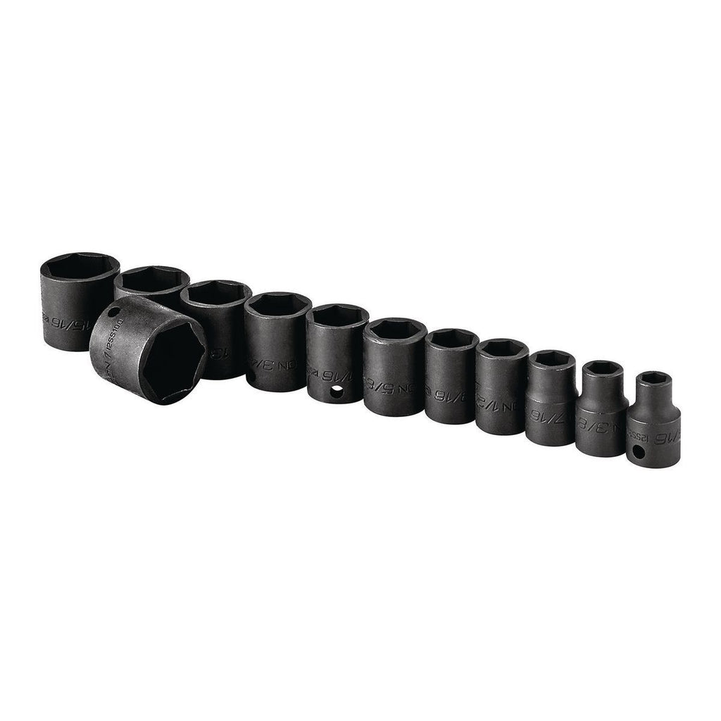 3/8 in. Drive SAE Impact Socket Set, 12 Piece K6891