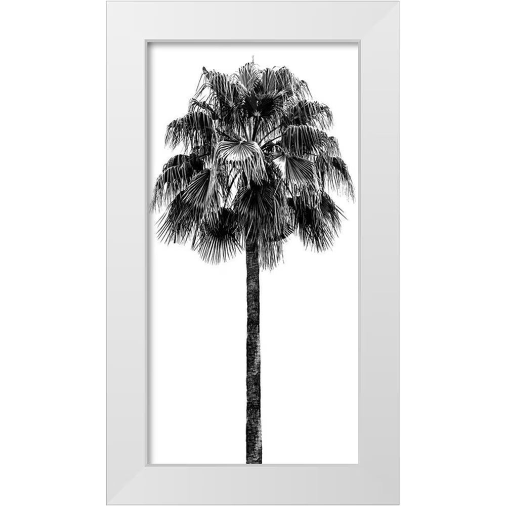 White Modern Wood Framed Museum Art Print D8308