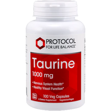 Taurine 1000 mg 100 Capsules J8160