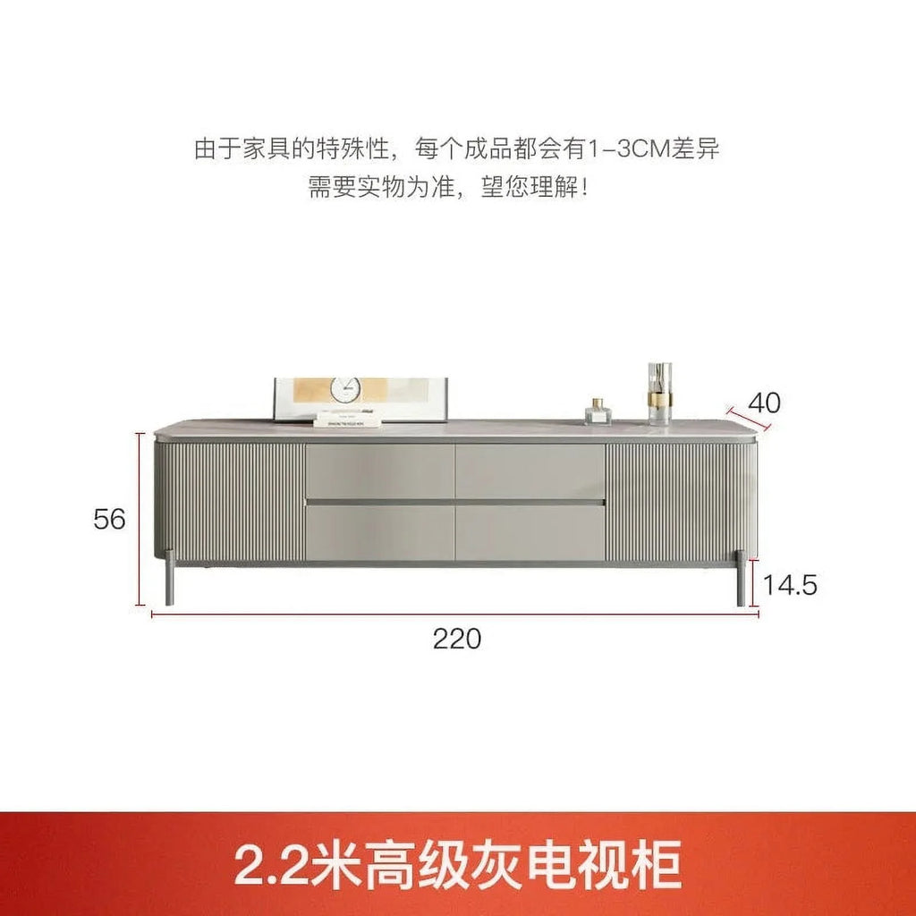 Modern Grey Tv Stand Storage Cabinet R627884