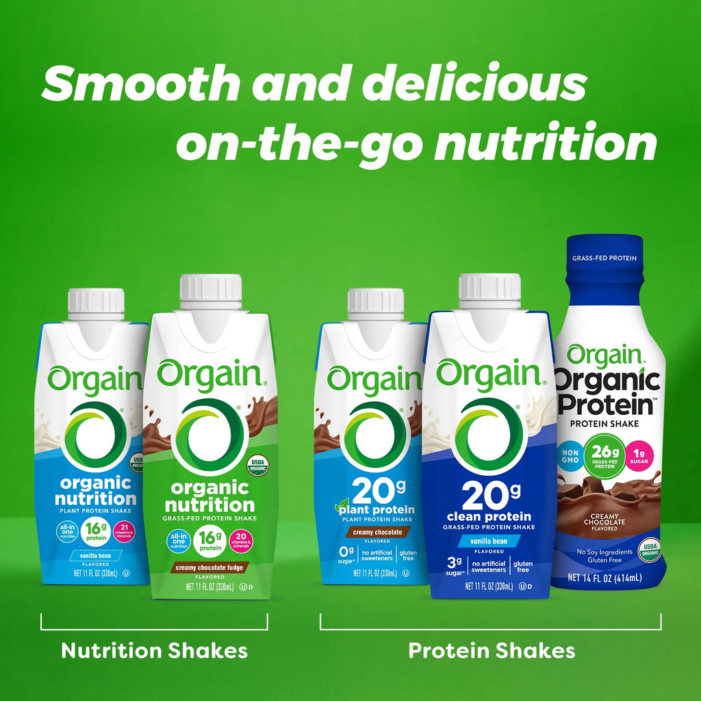 Grass Fed Protein Shake Vanilla Bean 11oz 12ct A7290