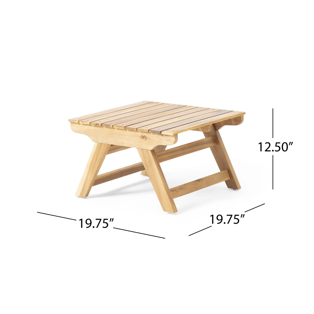 4 Seater Outdoor Chat Set with Side Table & Coffee Table Z894
