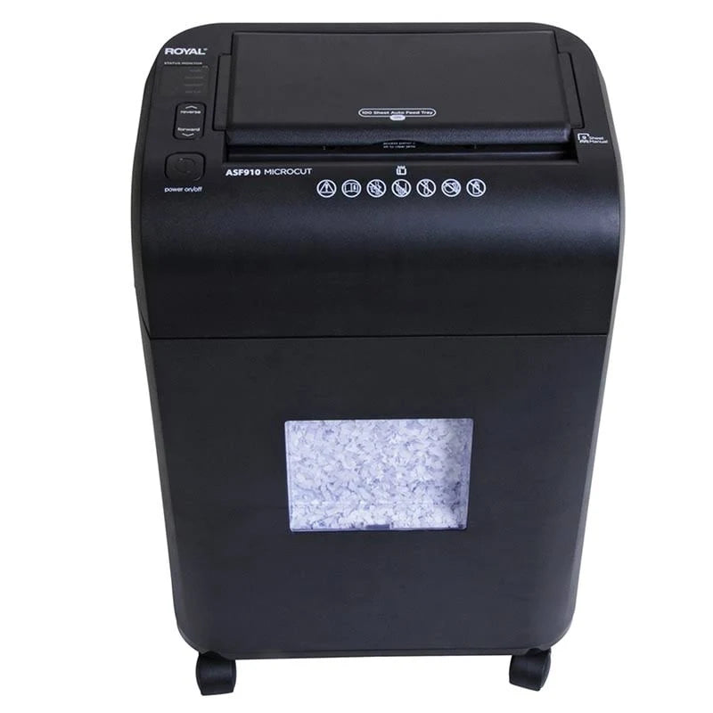 Black Microcut Autofeed Shredder P92714