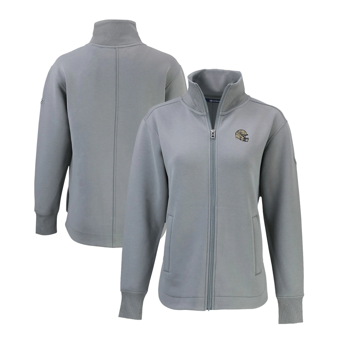 Women's Gray Recycled Full-Zip Jacket N41555