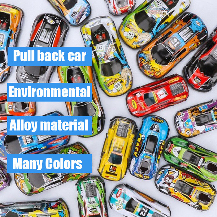 30Pcs Pull Back Toy Cars, Mini Die-Cast Race Cars Vehicles Bulk U535619
